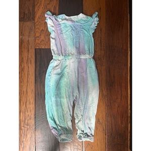 iloveplum Luau Lounger Watercolor Jumpsuit (4T)